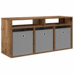 vidaXL Nízka skriňa so zásuvkou Staré drevo 102 x 32 x 48,5 cm – Obrázok 2