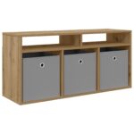 vidaXL Nízka skriňa so zásuvkou Remeselný dub 102 x 32 x 48,5 cm – Obrázok 2