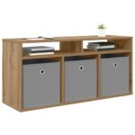 vidaXL Nízka skriňa so zásuvkou Remeselný dub 102 x 32 x 48,5 cm – Obrázok 3