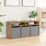 vidaXL Nízka skriňa so zásuvkou Remeselný dub 102 x 32 x 48,5 cm – Obrázok 4
