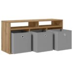 vidaXL Nízka skriňa so zásuvkou Remeselný dub 102 x 32 x 48,5 cm – Obrázok 5