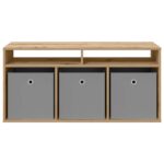 vidaXL Nízka skriňa so zásuvkou Remeselný dub 102 x 32 x 48,5 cm – Obrázok 6