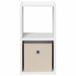 vidaXL Nočný stolík 2 pcs Biela 25,5 x 22 x 49,5 cm Kompozitné drevo – Obrázok 6