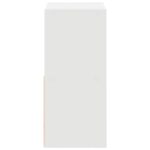 vidaXL Nočný stolík 2 pcs Biela 25,5 x 22 x 49,5 cm Kompozitné drevo – Obrázok 7