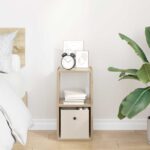 vidaXL Nočný stolík Sonoma dub 25,5 x 22 x 49,5 cm Kompozitné drevo – Obrázok 4
