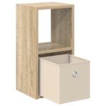 vidaXL Nočný stolík Sonoma dub 25,5 x 22 x 49,5 cm Kompozitné drevo – Obrázok 5