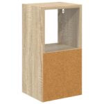 vidaXL Nočný stolík Sonoma dub 25,5 x 22 x 49,5 cm Kompozitné drevo – Obrázok 8