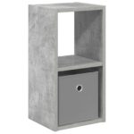 vidaXL Nočný stolík Betónová šedá 25,5 x 22 x 49,5 cm Kompozitné drevo – Obrázok 2