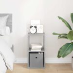 vidaXL Nočný stolík Betónová šedá 25,5 x 22 x 49,5 cm Kompozitné drevo – Obrázok 4