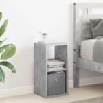 vidaXL Nočný stolík 2 pcs Betónová šedá 25,5 x 22 x 49,5 cm – Obrázok 4