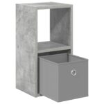 vidaXL Nočný stolík 2 pcs Betónová šedá 25,5 x 22 x 49,5 cm – Obrázok 5