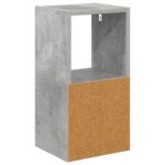 vidaXL Nočný stolík 2 pcs Betónová šedá 25,5 x 22 x 49,5 cm – Obrázok 8