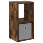 vidaXL Nočný stolík Dymová dub 25,5 x 22 x 49,5 cm Kompozitné drevo – Obrázok 2