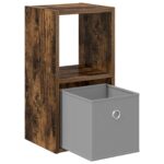 vidaXL Nočný stolík so zásuvkou 2 pcs Dymová dub 25,5 x 22 x 49,5 cm – Obrázok 5