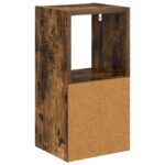vidaXL Nočný stolík so zásuvkou 2 pcs Dymová dub 25,5 x 22 x 49,5 cm – Obrázok 8