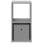 vidaXL Nočný stolík so zásuvkou 2 pcs Sivý Sonoma 25,5 x 22 x 49,5 cm – Obrázok 6