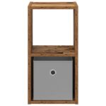 vidaXL Nočný stolík Staré drevo 25,5 x 22 x 49,5 cm Kompozitné drevo – Obrázok 6
