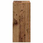 vidaXL Nočný stolík Staré drevo 25,5 x 22 x 49,5 cm Kompozitné drevo – Obrázok 7