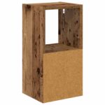 vidaXL Nočný stolík Staré drevo 25,5 x 22 x 49,5 cm Kompozitné drevo – Obrázok 8