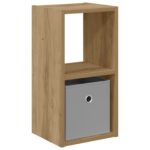 vidaXL Nočný stolík Remeselný dub 25,5 x 22 x 49,5 cm Kompozitné drevo – Obrázok 2