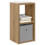 vidaXL Nočný stolík Remeselný dub 25,5 x 22 x 49,5 cm Kompozitné drevo – Obrázok 3