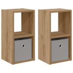 vidaXL Nočný stolík 2 pcs Remeselný dub 25,5 x 22 x 49,5 cm – Obrázok 2