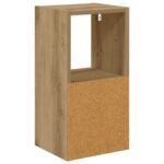 vidaXL Nočný stolík 2 pcs Remeselný dub 25,5 x 22 x 49,5 cm – Obrázok 8