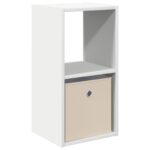 vidaXL Nočný stolík Biela 30,5 x 27 x 59,5 cm Kompozitné drevo – Obrázok 2