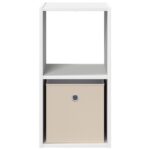 vidaXL Nočný stolík Biela 30,5 x 27 x 59,5 cm Kompozitné drevo – Obrázok 6