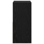 vidaXL Nočný stolík Čierny dub 30,5 x 27 x 59,5 cm Kompozitné drevo – Obrázok 7