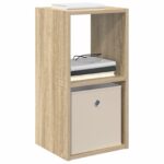 vidaXL Nočný stolík so zásuvkou 2 pcs Sonoma dub 30,5 x 27 x 59,5 cm – Obrázok 3