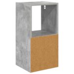 vidaXL Nočný stolík 2 pcs Betónová šedá 30,5 x 27 x 59,5 cm – Obrázok 8