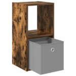 vidaXL Nočný stolík Dymová dub 30,5 x 27 x 59,5 cm Kompozitné drevo – Obrázok 5