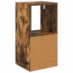 vidaXL Nočný stolík Dymová dub 30,5 x 27 x 59,5 cm Kompozitné drevo – Obrázok 8