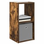 vidaXL Nočný stolík so zásuvkou 2 pcs Dymová dub 30,5 x 27 x 59,5 cm – Obrázok 3