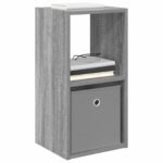 vidaXL Nočný stolík so zásuvkou 2 pcs Sivý Sonoma 30,5 x 27 x 59,5 cm – Obrázok 3