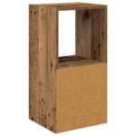 vidaXL Nočný stolík so zásuvkou 2 pcs Staré drevo 30,5 x 27 x 59,5 cm – Obrázok 8