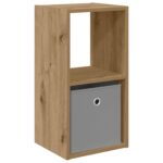 vidaXL Nočný stolík Remeselný dub 30,5 x 27 x 59,5 cm Kompozitné drevo – Obrázok 2