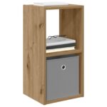 vidaXL Nočný stolík Remeselný dub 30,5 x 27 x 59,5 cm Kompozitné drevo – Obrázok 3