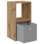 vidaXL Nočný stolík Remeselný dub 30,5 x 27 x 59,5 cm Kompozitné drevo – Obrázok 5