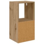vidaXL Nočný stolík Remeselný dub 30,5 x 27 x 59,5 cm Kompozitné drevo – Obrázok 8