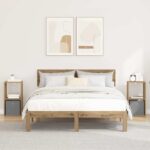 vidaXL Nočný stolík 2 pcs Remeselný dub 30,5 x 27 x 59,5 cm
