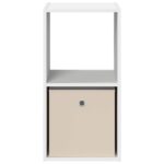 vidaXL Nočný stolík 2 pcs Biela 35 x 32 x 68,5 cm Kompozitné drevo – Obrázok 6