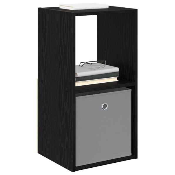 vidaXL Nočný stolík so zásuvkou 2 pcs Čierny dub 35 x 32 x 68,5 cm – Obrázok 3