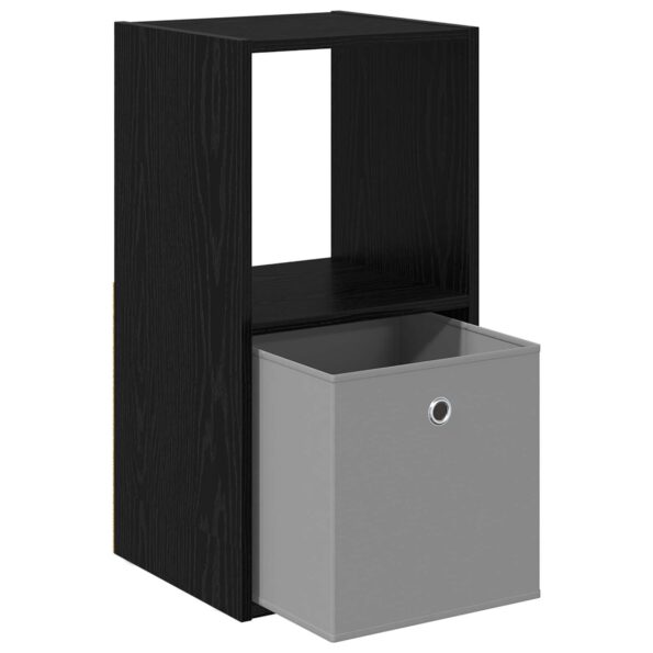vidaXL Nočný stolík so zásuvkou 2 pcs Čierny dub 35 x 32 x 68,5 cm – Obrázok 5