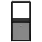vidaXL Nočný stolík so zásuvkou 2 pcs Čierny dub 35 x 32 x 68,5 cm – Obrázok 6