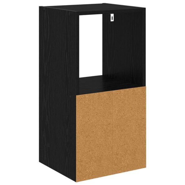 vidaXL Nočný stolík so zásuvkou 2 pcs Čierny dub 35 x 32 x 68,5 cm – Obrázok 8