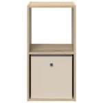 vidaXL Nočný stolík Sonoma dub 35 x 32 x 68,5 cm Kompozitné drevo – Obrázok 6