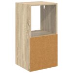 vidaXL Nočný stolík Sonoma dub 35 x 32 x 68,5 cm Kompozitné drevo – Obrázok 8