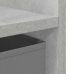 vidaXL Nočný stolík Betónová šedá 35 x 32 x 68,5 cm Kompozitné drevo – Obrázok 10